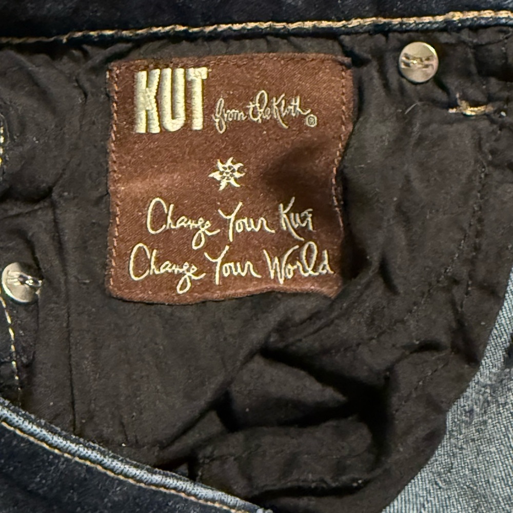 Kut from the Kloth Dark Blue Boot Cut Jeans - Picture 3 of 7